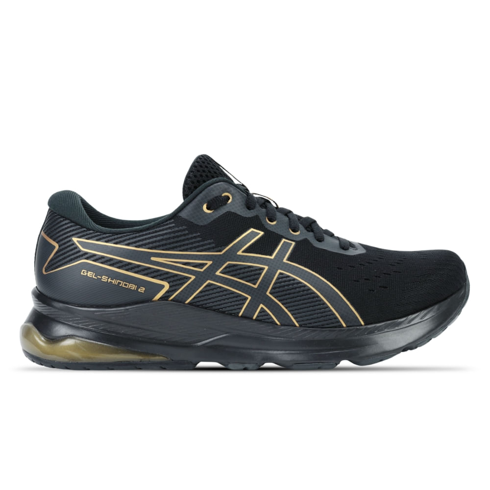 Tênis ASICS GEL-Shinobi 2 - Masculino - Preto/Dourado - tam: 43 Menor preço em Tênis ASICS GEL-Shinobi 2 - Masculino - Preto/Dourado - tam: 43