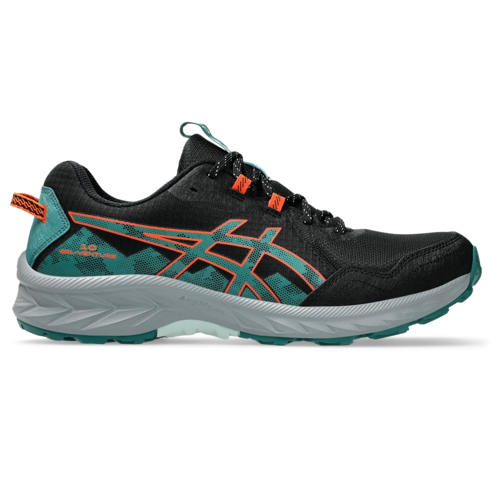 Tênis ASICS GEL-Venture 10 - Masculino - Preto/Verde - tam: 39 Menor preço em Tênis ASICS GEL-Venture 10 - Masculino - Preto/Verde - tam: 39