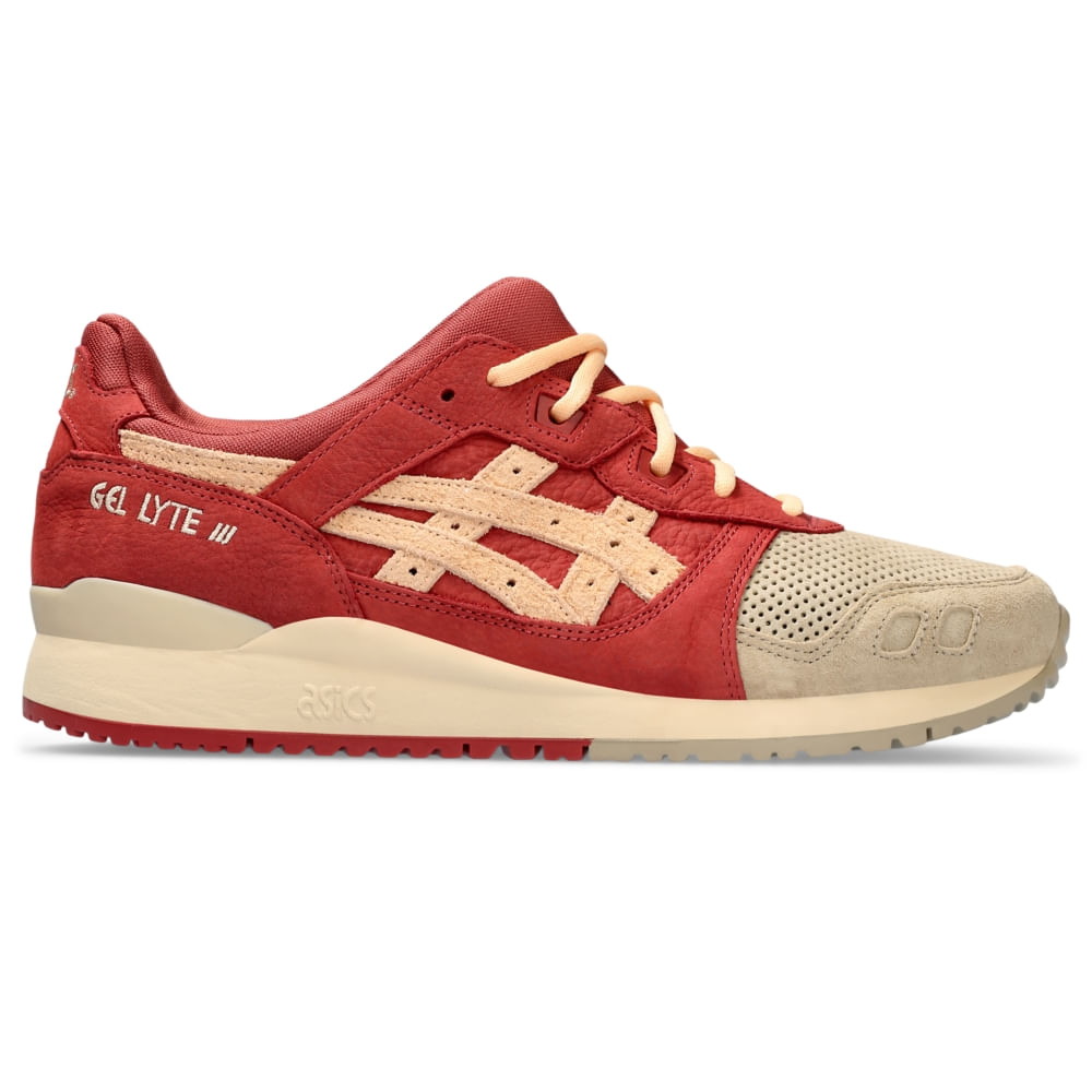 Tênis ASICS GEL-Lyte III OG - Unissex - Marrom/Vermelho - tam: 44 Menor preço em Tênis ASICS GEL-Lyte III OG - Unissex - Marrom/Vermelho - tam: 44