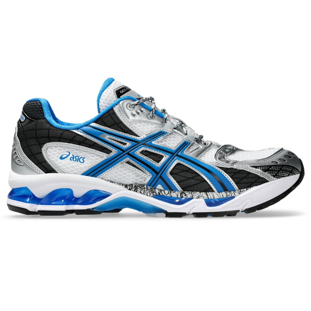 Tênis ASICS GEL-Nimbus Unissex Branco/Azul ASICS Brasil