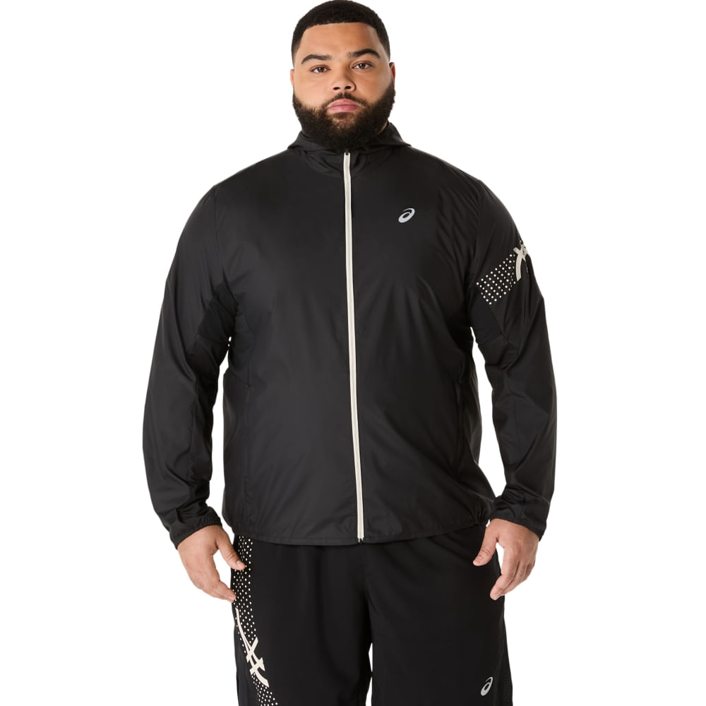 Jaqueta ASICS Icon - Masculino - Preto - tam: P