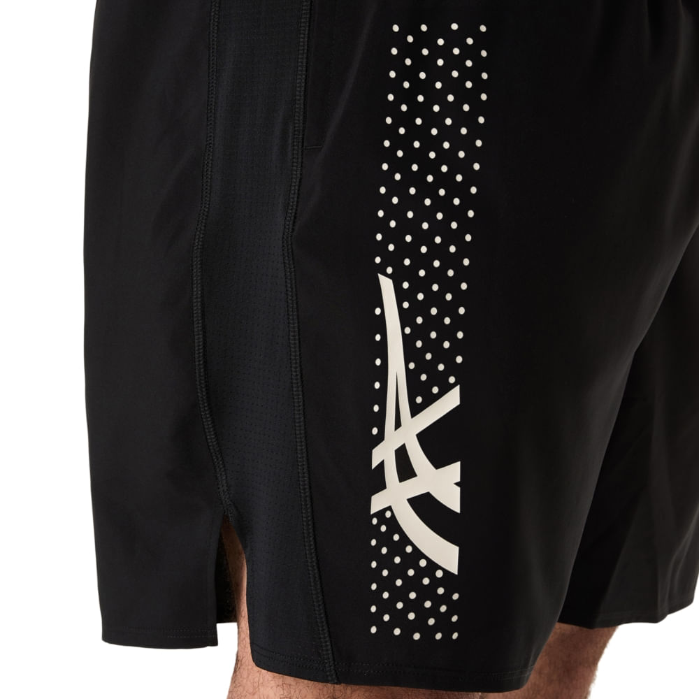 Shorts ASICS Icon 7In - Masculino - Preto - tam: GG — foto 3