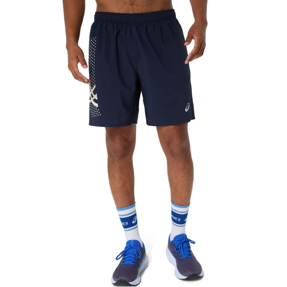 Shorts ASICS Icon 7In - Masculino - Azul - tam: P