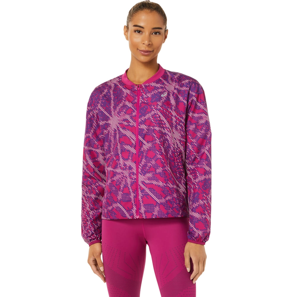 Jaqueta ASICS Sakura AOP - Feminino - Roxo