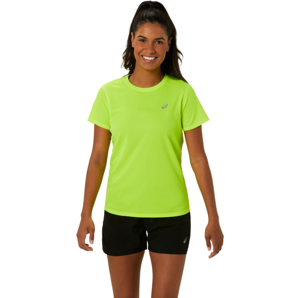 Camiseta Asics Silver - Feminino - Amarelo — ASICS