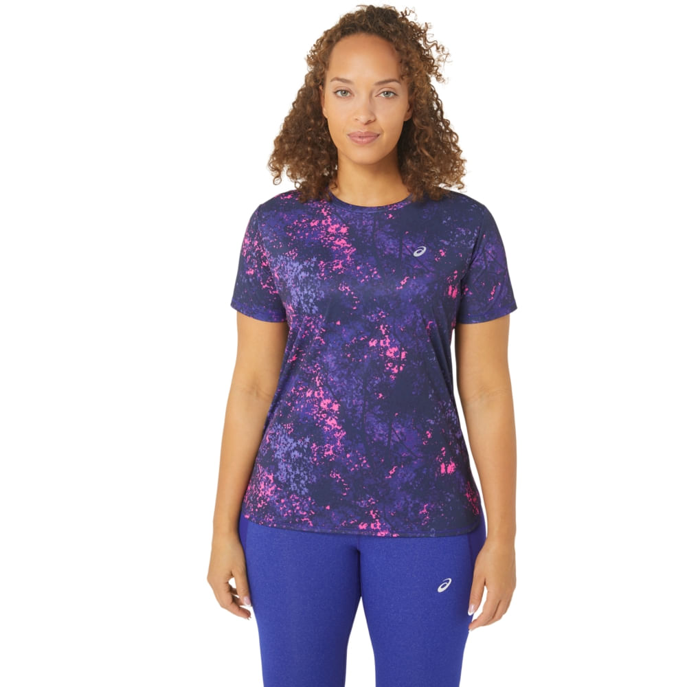 Camiseta ASICS – Feminino – Roxo/Roxo