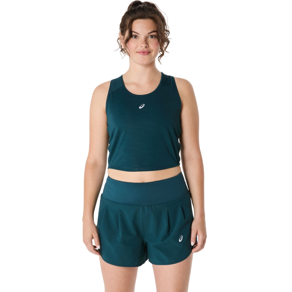 Regata ASICS Cropped Road – Feminino – Verde
