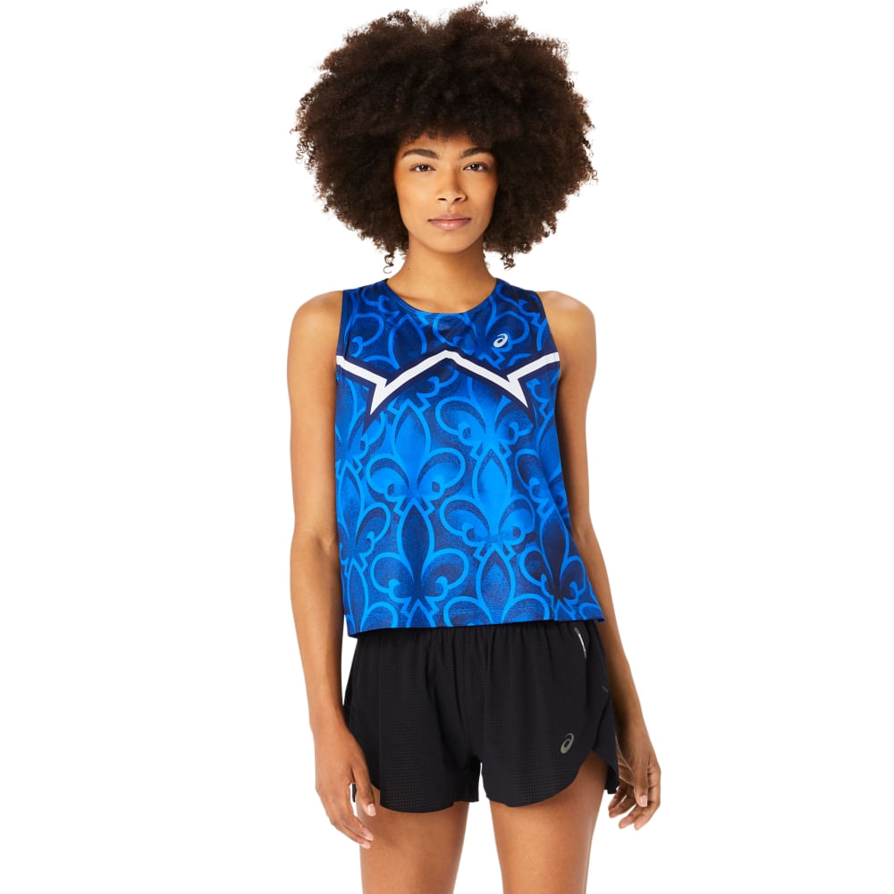 Regata ASICS Nations Run - Feminino - Azul
