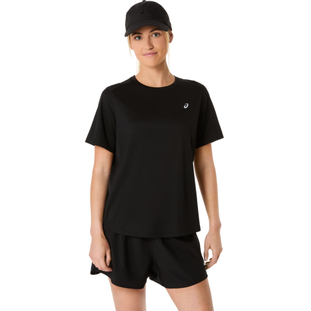 Camiseta ASICS Silver - Feminino - Preto - tam: G
