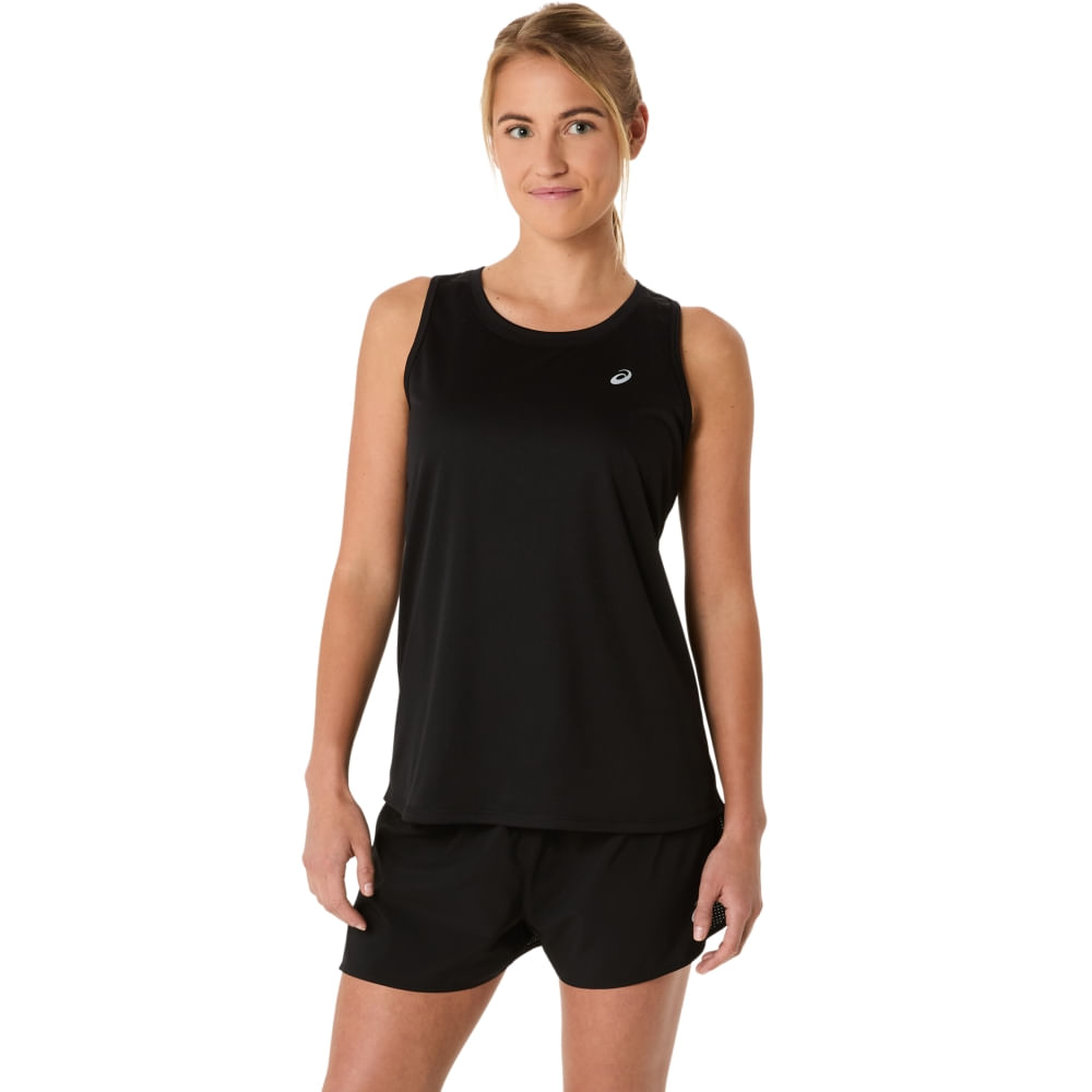 Regata ASICS Silver - Feminino - Preto - tam: G