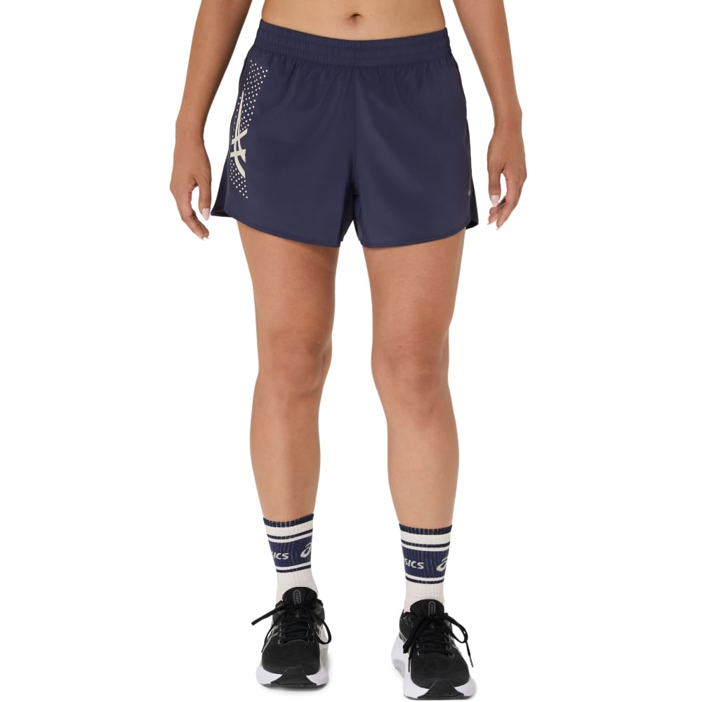 Shorts ASICS Icon 4In – Feminino – Azul