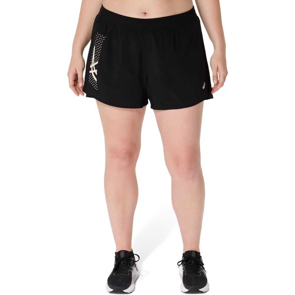 Shorts ASICS Icon 4In - Feminino - Preto - tam: G