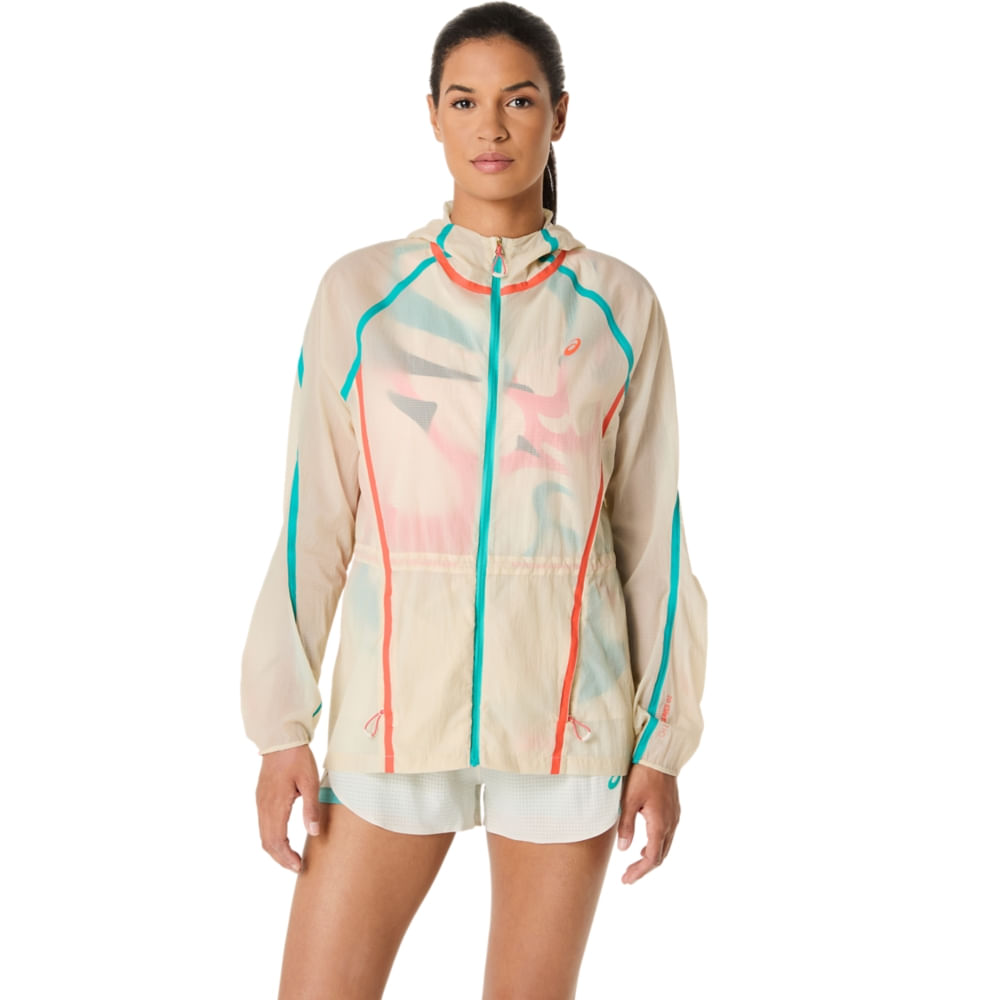 Jaqueta ASICS Limited Series Road - Feminino - Bege - tam: P