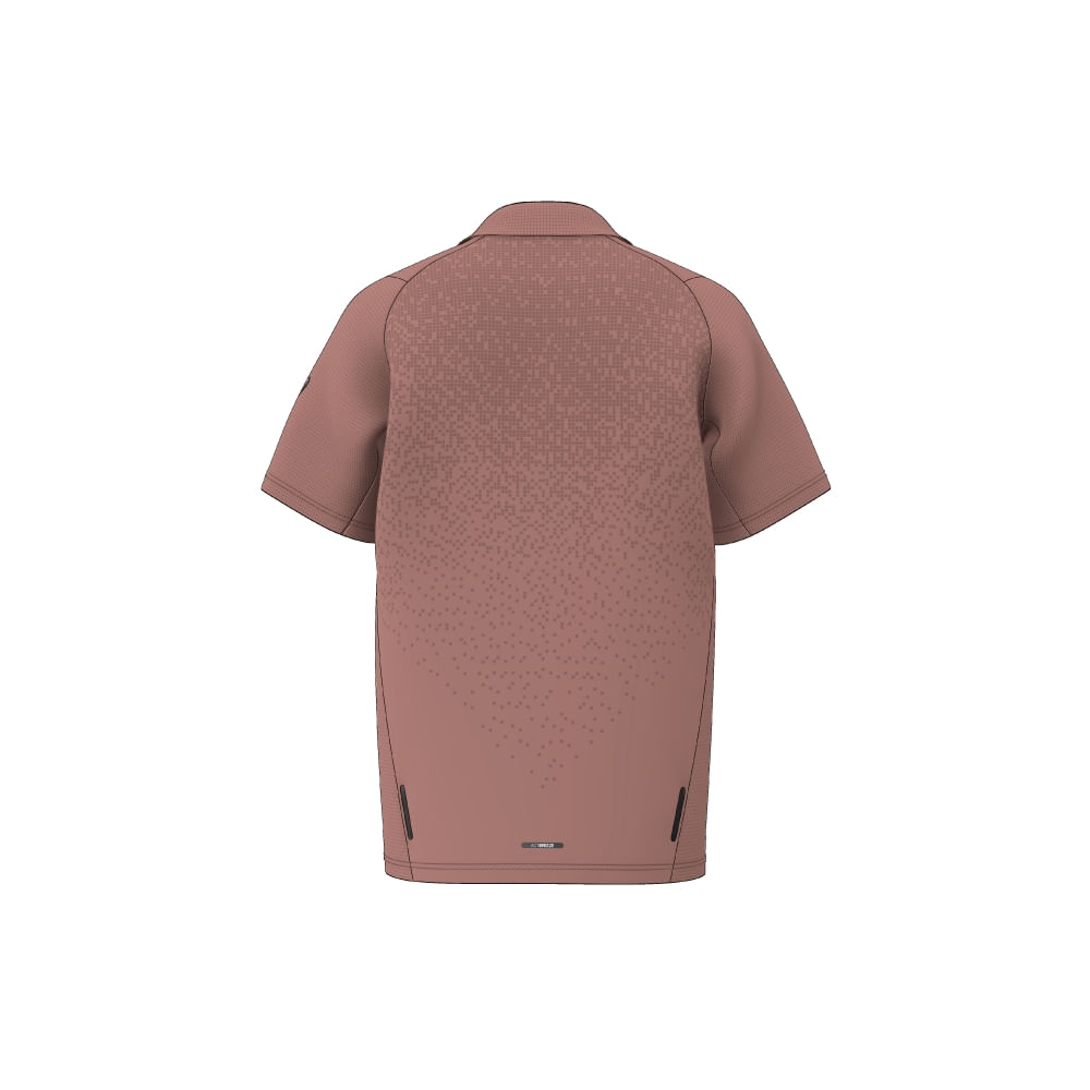 Camisa ASICS Polo Actibreeze Panel Jacquard – Masculino – Rosa