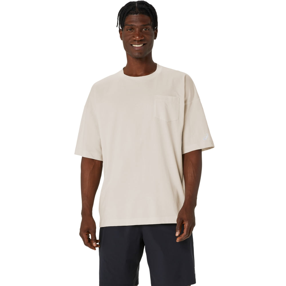 Camiseta ASICS Pocket Relax Fit – Masculino – Bege