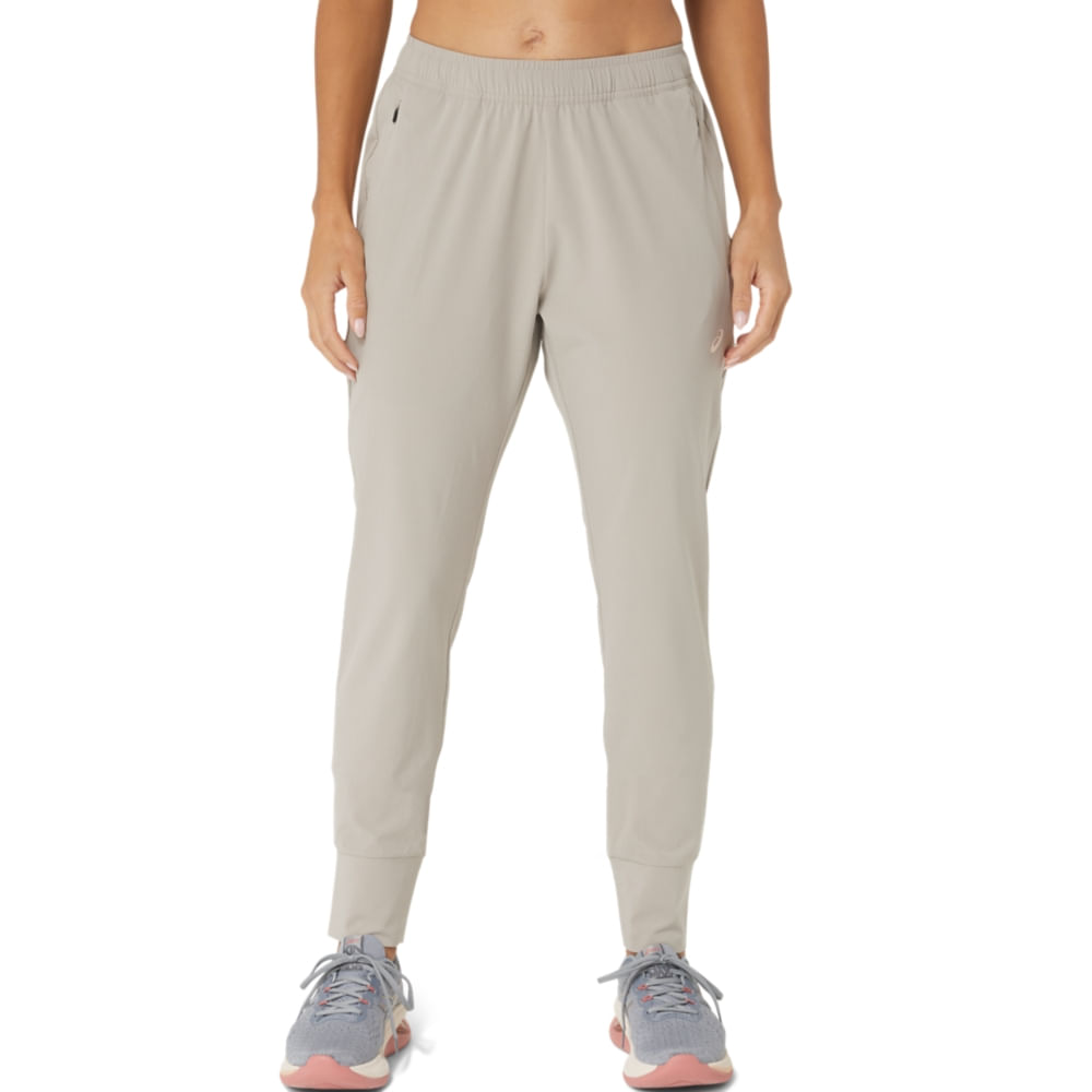 Calça ASICS Training Core Stretch Woven – Feminino – Cinza
