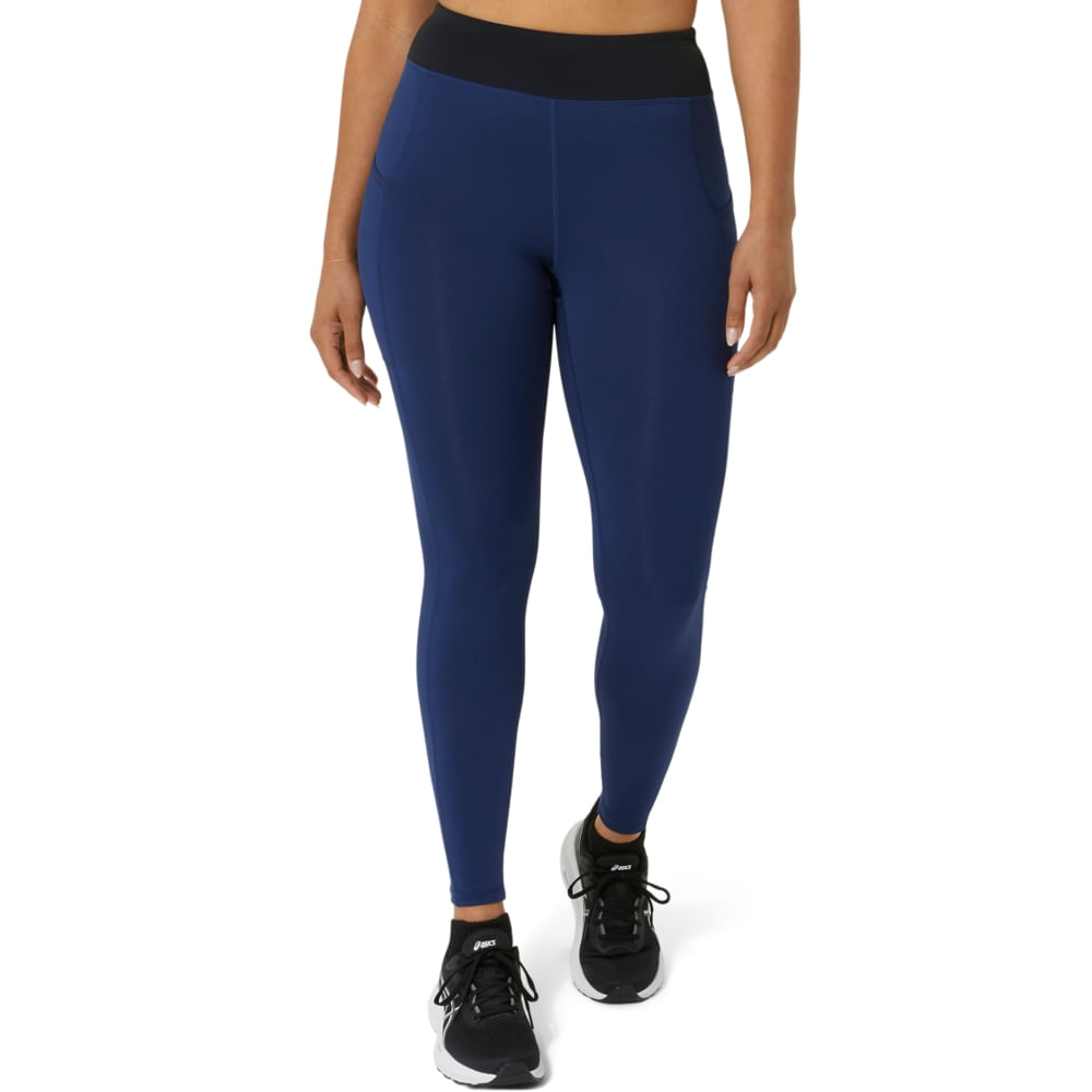 Calça ASICS Legging Training Mesh Pocket - Feminino - Azul - tam: G