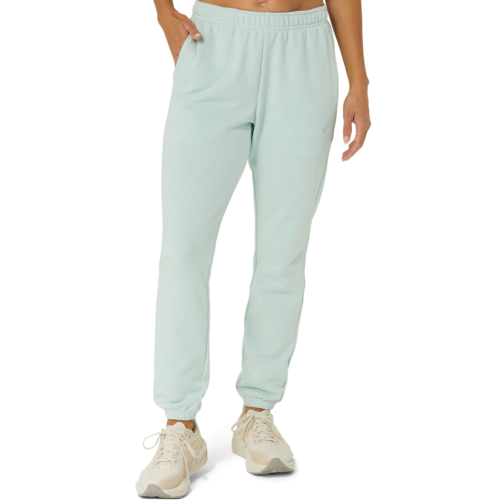 Calça ASICS French Terry - Feminino - Verde