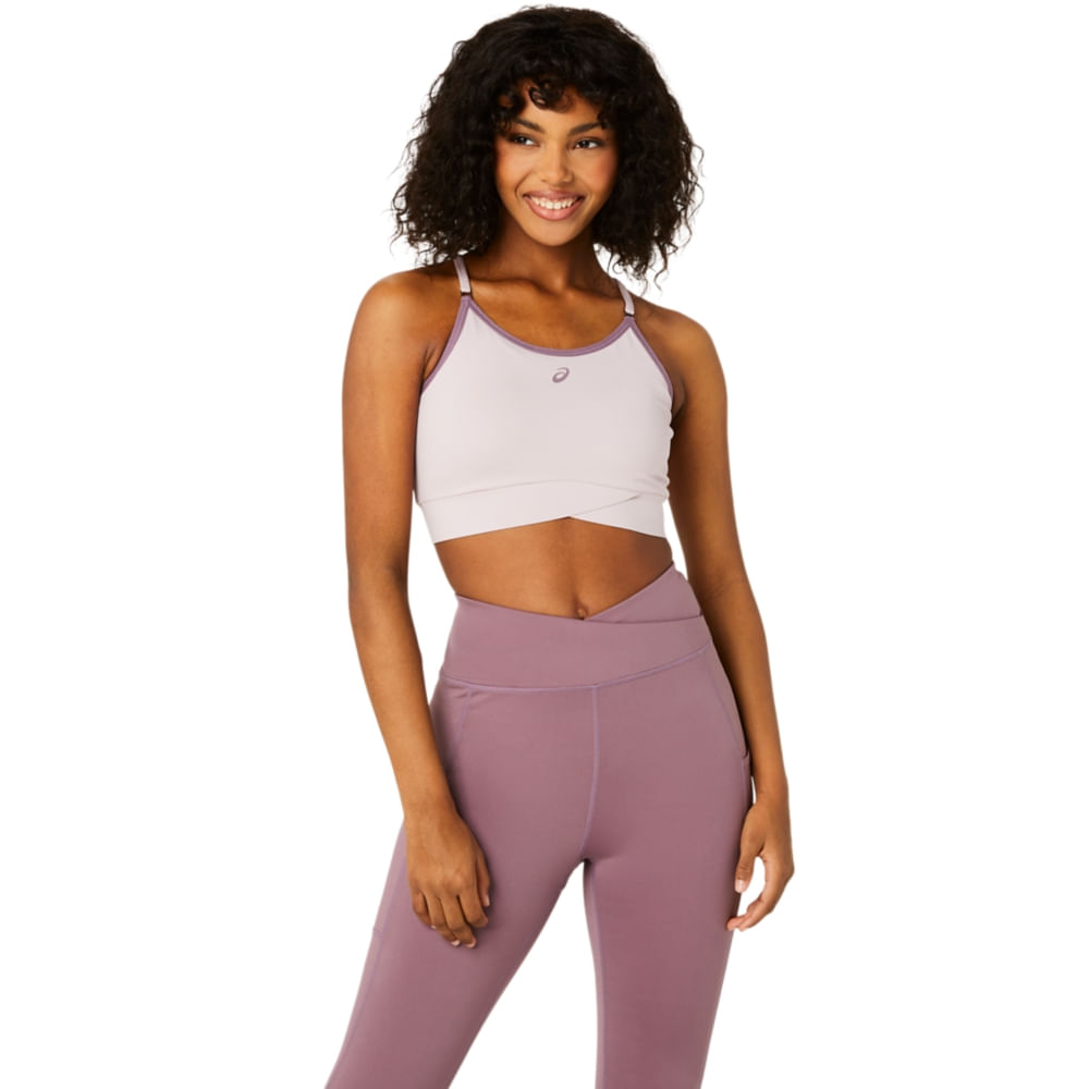 Top ASICS Nagino Flex Adjustable - Feminino - Rosa - tam: PP