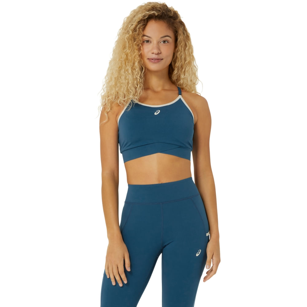Top ASICS Nagino Flex Adjustable – Feminino – Azul