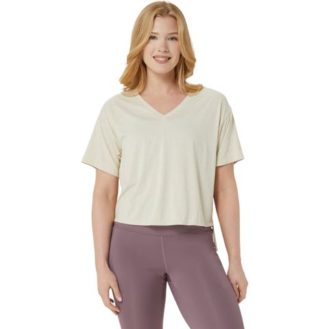 Camiseta Asics Nagino Flex Heather - Feminino - Bege — ASICS