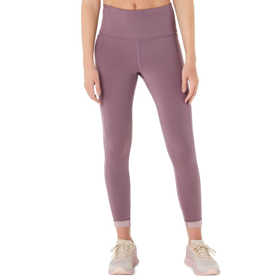 Calça Asics Legging Nagino Flex 2tone Warm - Feminino - Roxo