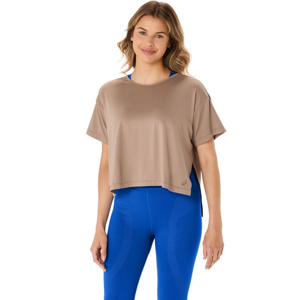 Camiseta Asics Flex Stretch - Feminino - Marrom
