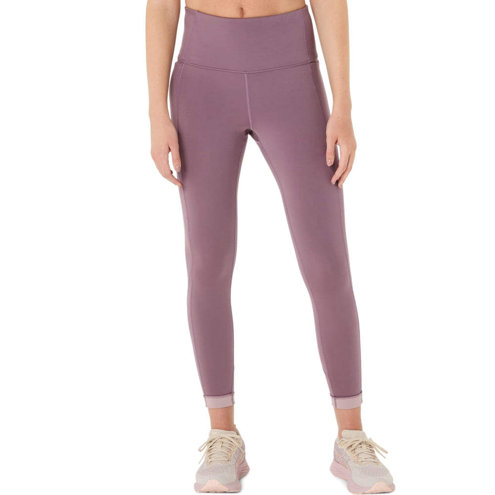Calça ASICS Legging Nagino Flex 2Tone Warm - Feminino - Roxo - tam: P