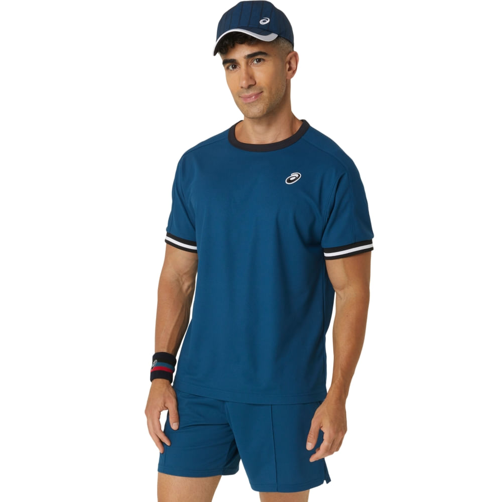Camiseta ASICS Classic - Masculino - Azul