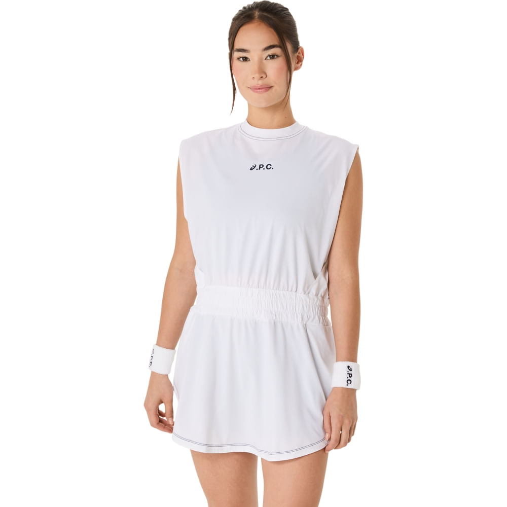 Vestido ASICS Crew X Apc - Feminino - Branco - tam: M