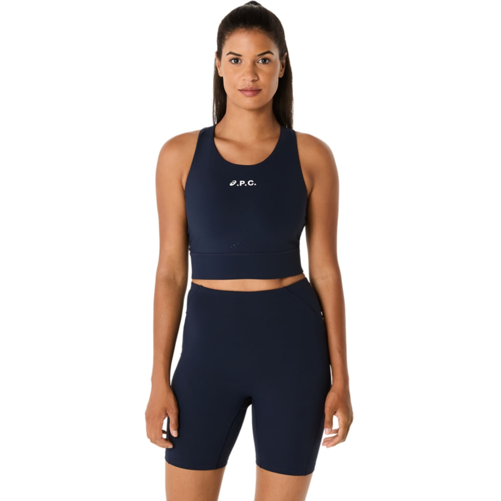 Top ASICS Crew X Apc – Feminino – Azul