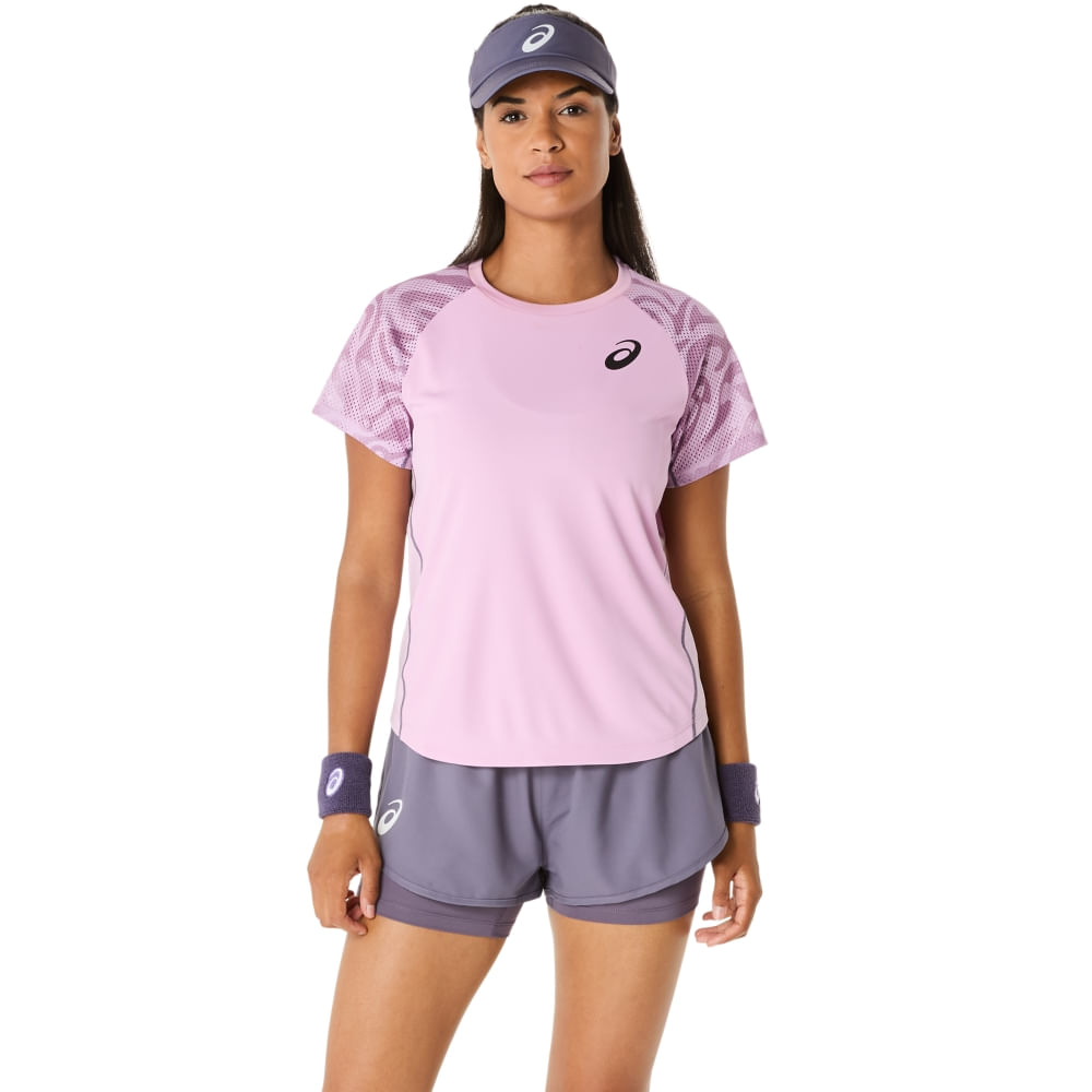 Camiseta ASICS Game – Feminino – Roxo