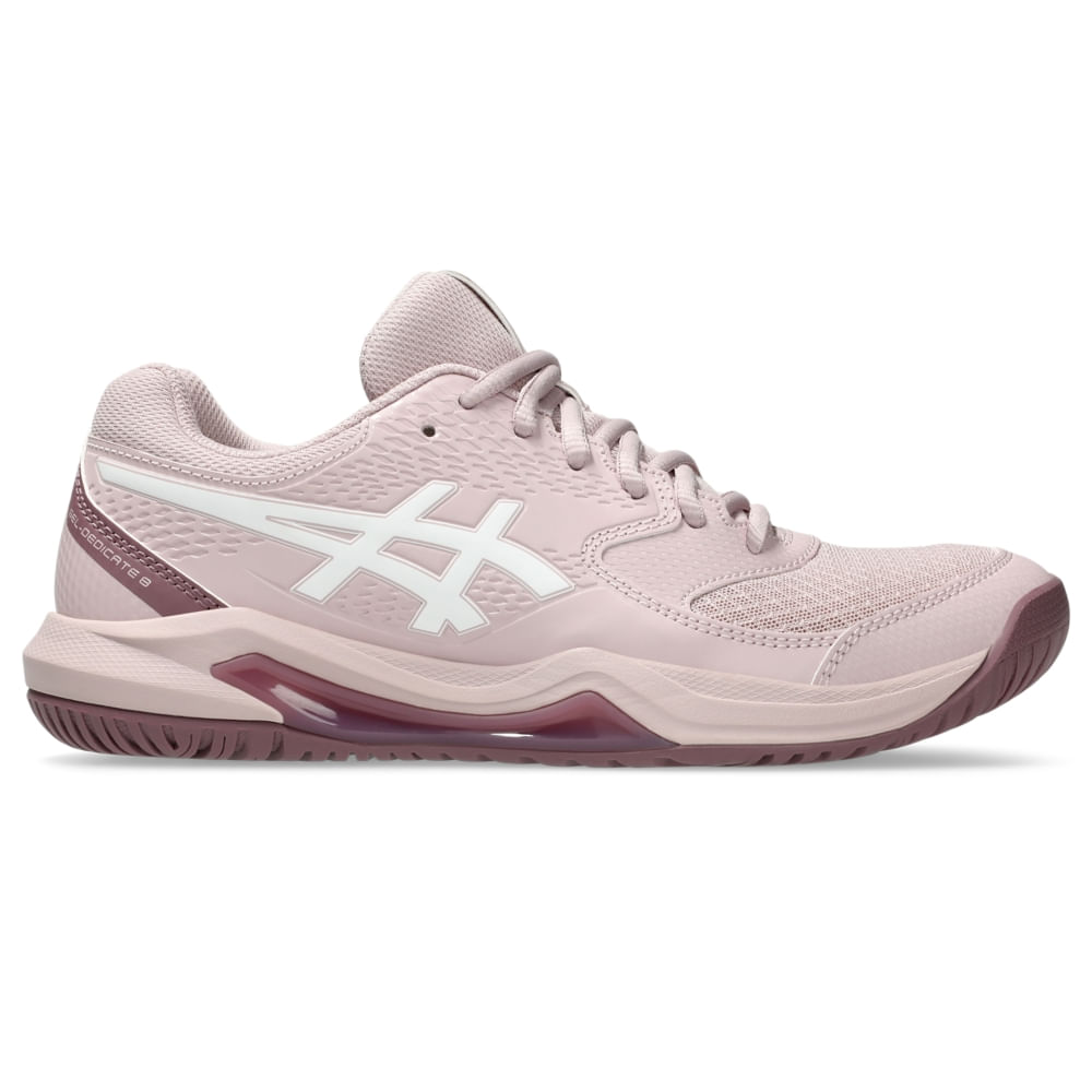 Tênis ASICS GEL-Dedicate 8 - Feminino - Rosa/Branco - tam: 39 Menor preço em Tênis ASICS GEL-Dedicate 8 - Feminino - Rosa/Branco - tam: 39