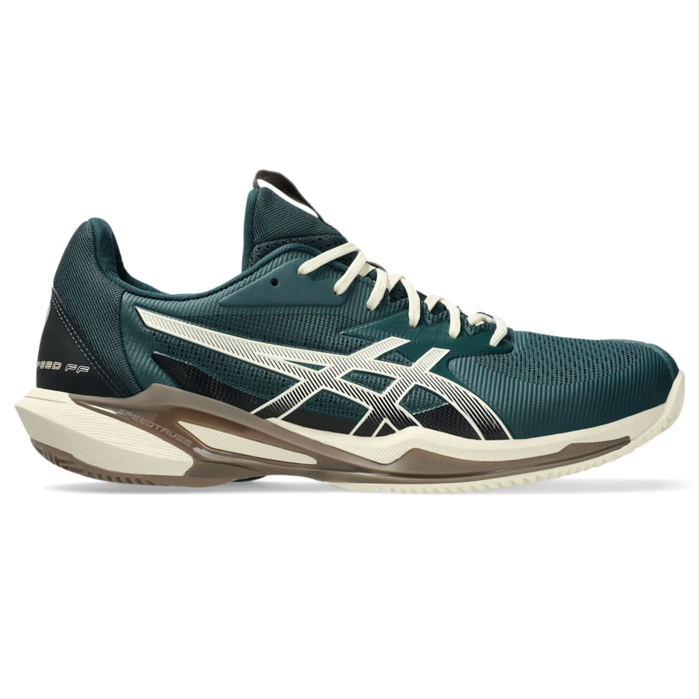 Tênis ASICS Solution Speed FF 3 Clay - Masculino - Verde/Bege