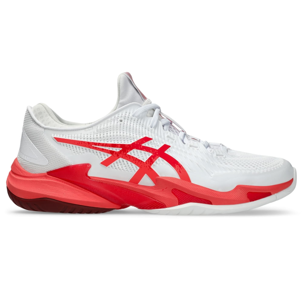 Tênis ASICS Court Ff 3 Novak - Masculino - Branco/Vermelho