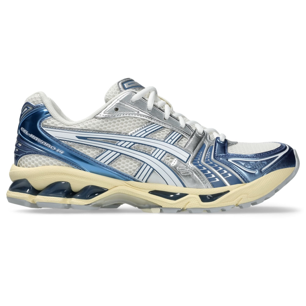 Tênis ASICS GEL-Kayano 14 - Unissex - Bege/Azul