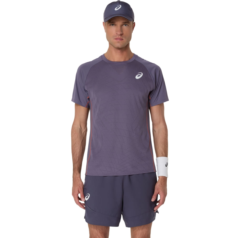 Camiseta ASICS Match Actibreeze – Masculino – Roxo