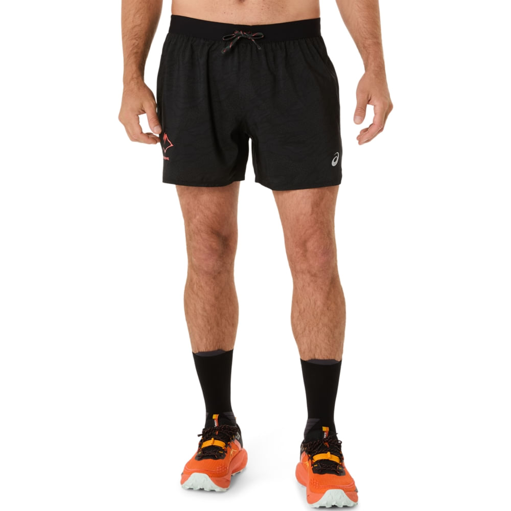 Shorts ASICS Fujitrail All Over Print 5In – Masculino – Preto