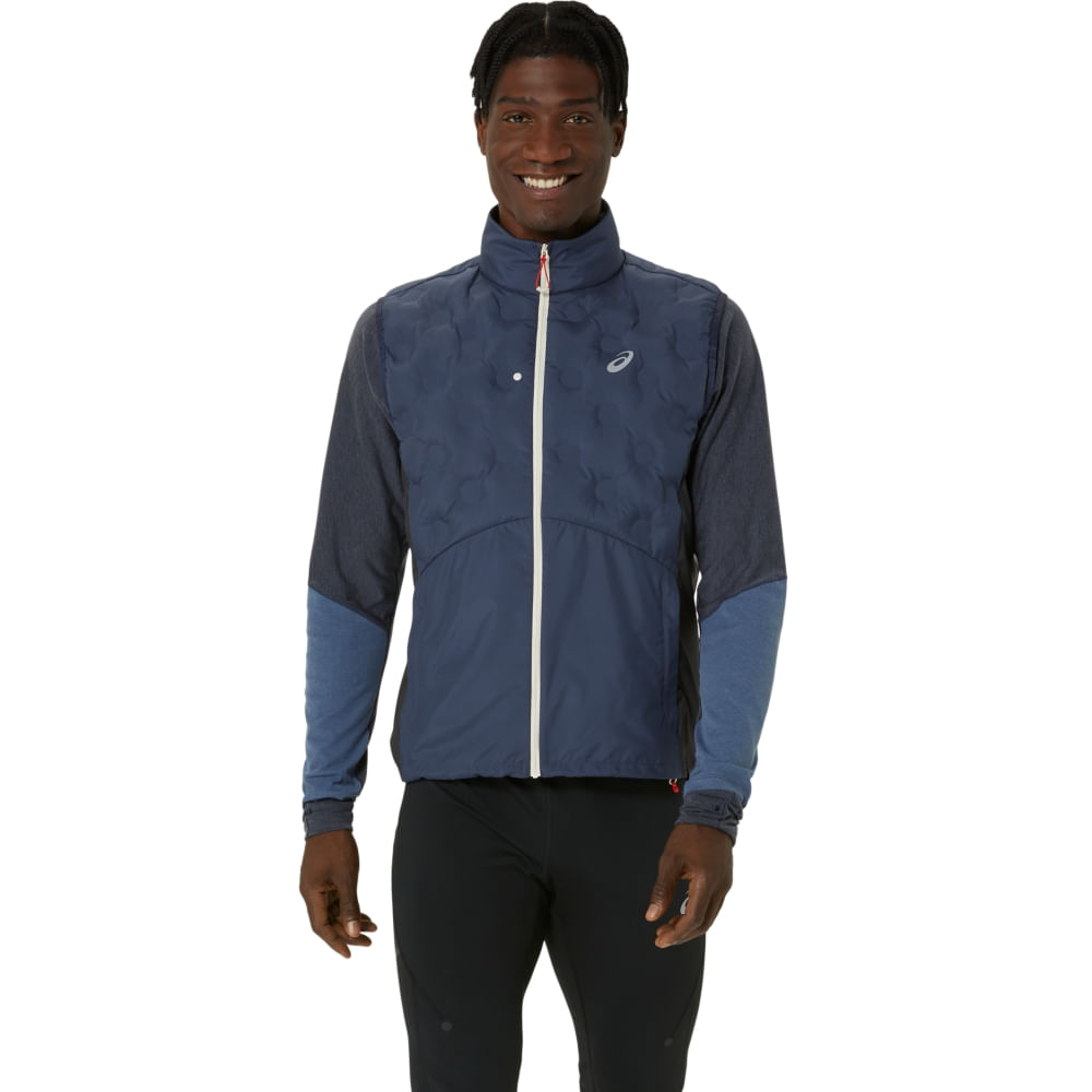 Colete ASICS Road Winter - Masculino - Azul
