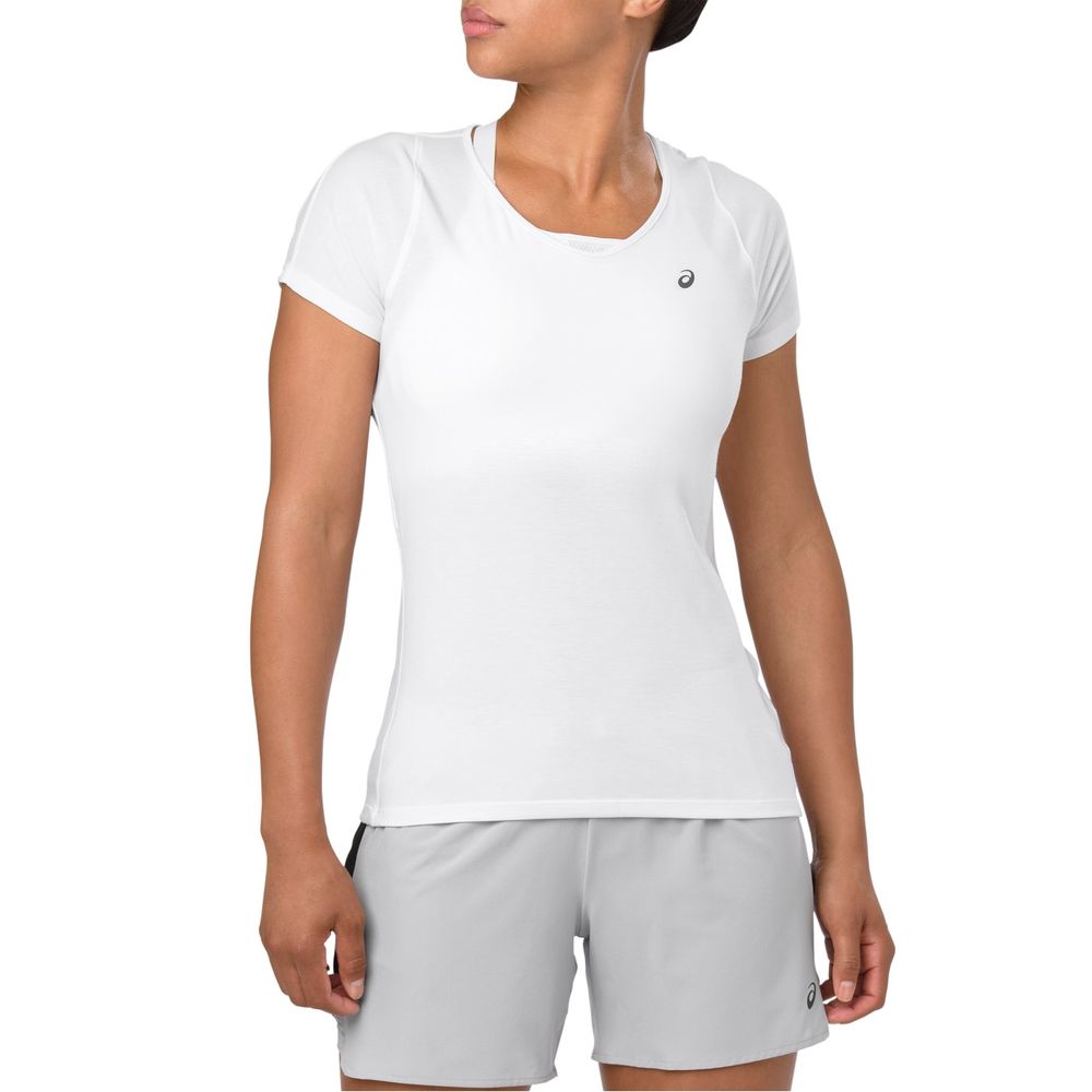 Camiseta ASICS V-Neck Top - Feminino - Branco - tam: G é ruim? Camiseta ASICS V-Neck Top - Feminino - Branco - tam: G é boa?