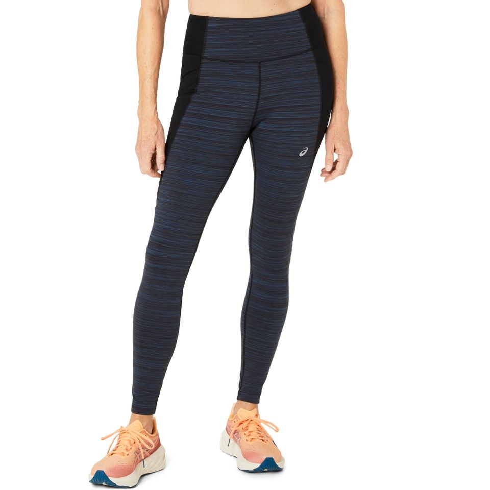 Calça Asics Legging Nagino Run - Feminino - Azul