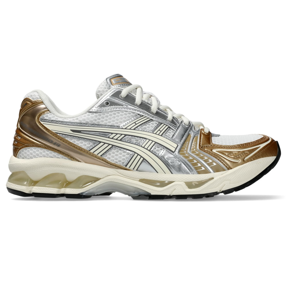 Tênis ASICS GEL-Kayano 14 - Unissex - Branco/Bege - tam: 35 Menor preço em Tênis ASICS GEL-Kayano 14 - Unissex - Branco/Bege - tam: 35