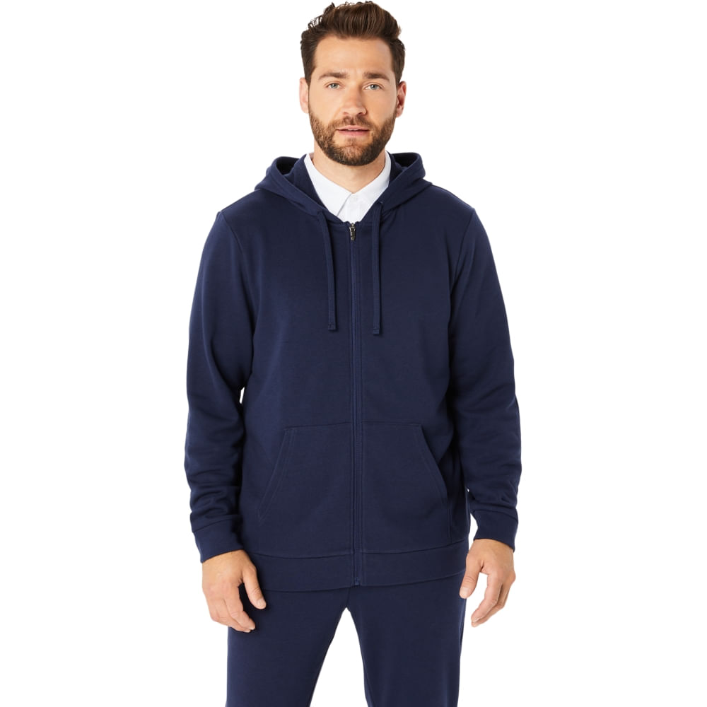 Blusão ASICS Sweat Hoodie – Masculino – Azul