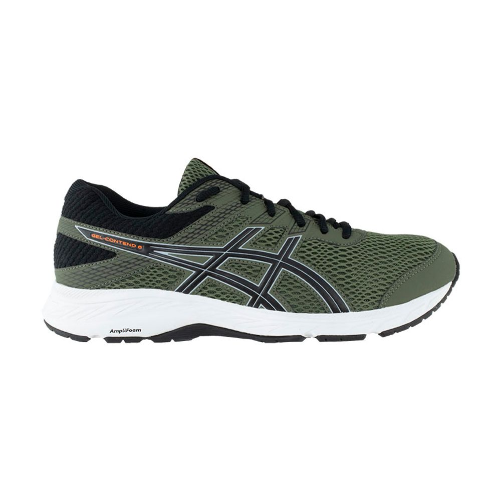 tenis asics masculino verde