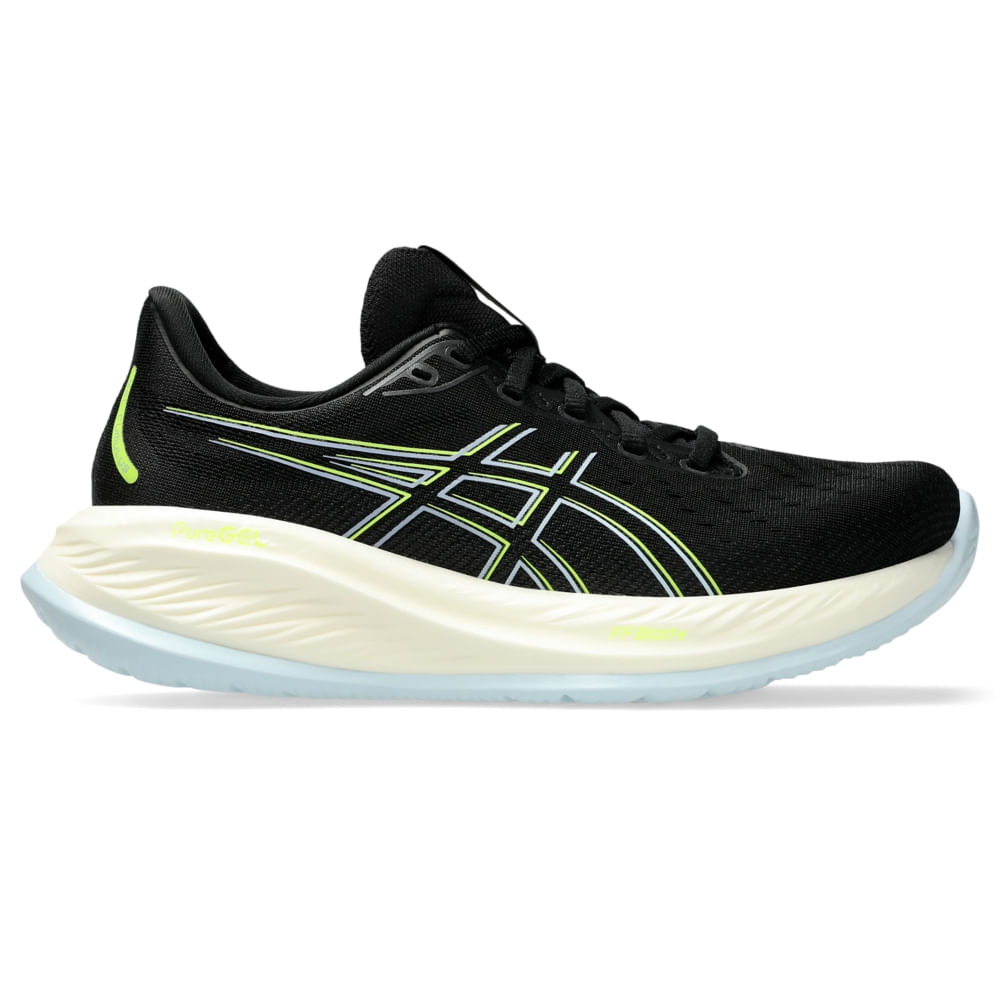 Tênis ASICS GEL-Cumulus 26 - Feminino - Preto/Amarelo - tam: 34 Menor preço em Tênis ASICS GEL-Cumulus 26 - Feminino - Preto/Amarelo - tam: 34
