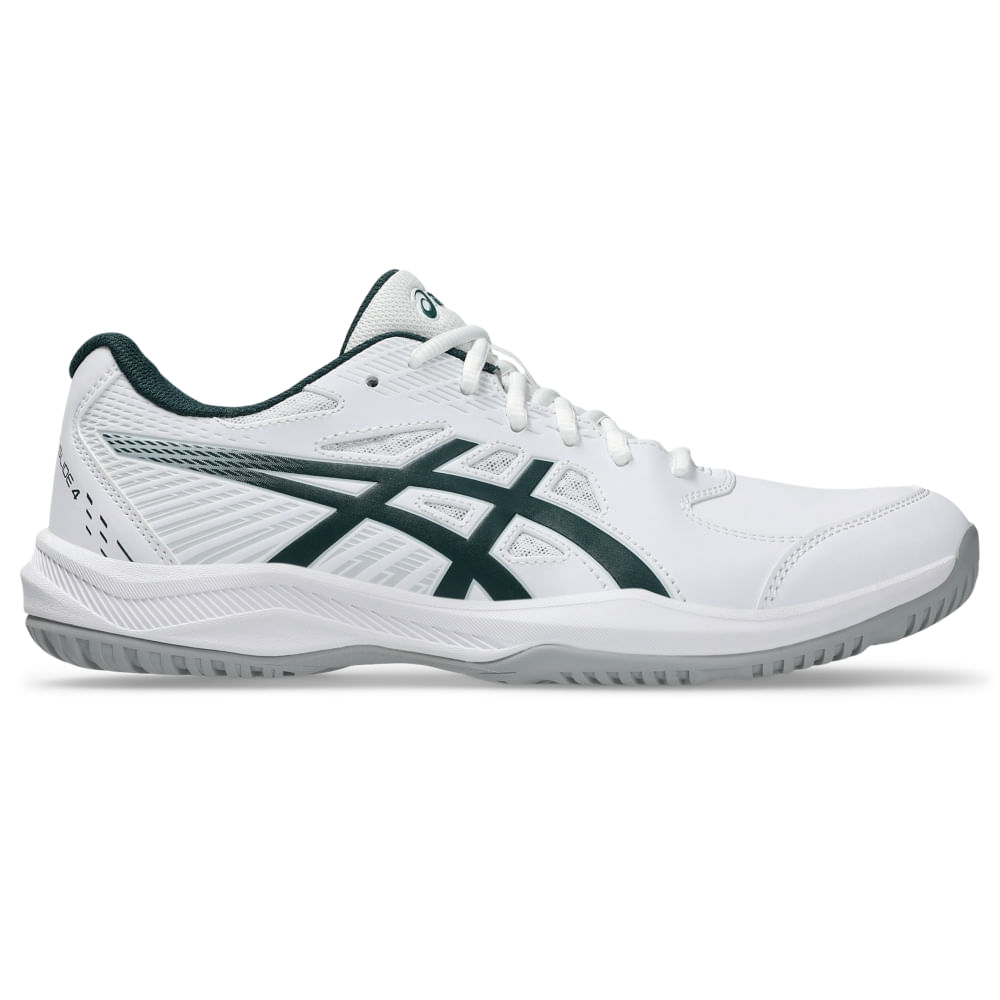 Tênis ASICS Court Slide 4 - Masculino - Branco/Verde - tam: 39 Menor preço em Tênis ASICS Court Slide 4 - Masculino - Branco/Verde - tam: 39