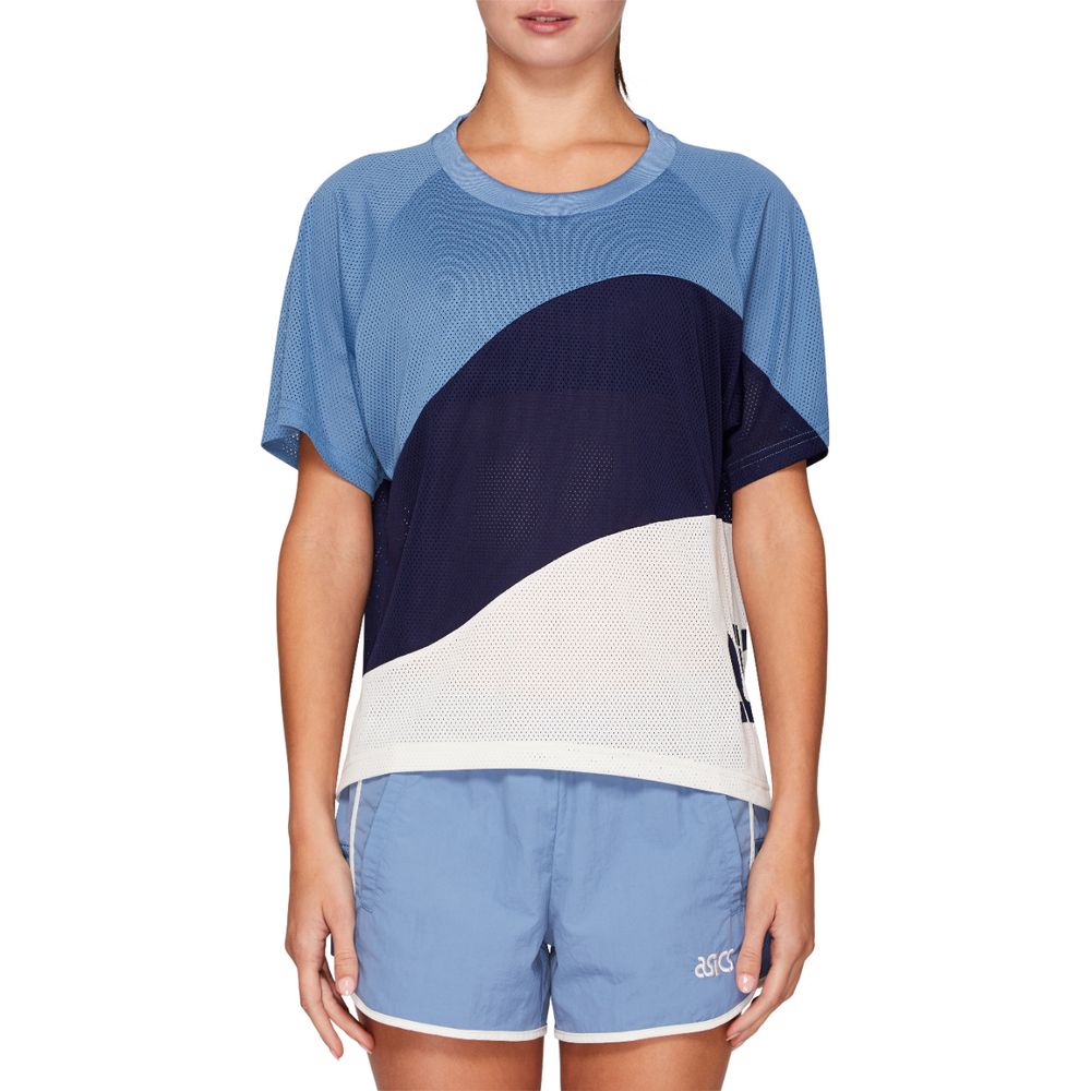 Camiseta ASICS Sports Moment - Feminino - Azul