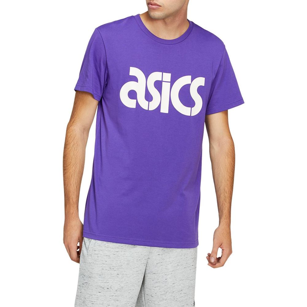 Camiseta ASICS JSY BL de Manga Curta - Unissex - Roxo - tam: P Menor preço em Camiseta ASICS JSY BL de Manga Curta - Unissex - Roxo - tam: P