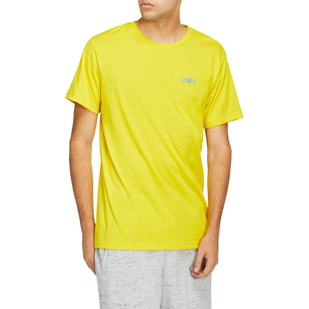 Camiseta ASICS JSY JPN GPX de Manga Curta - Unissex - Amarelo - tam: M Menor preço em Camiseta ASICS JSY JPN GPX de Manga Curta - Unissex - Amarelo - tam: M