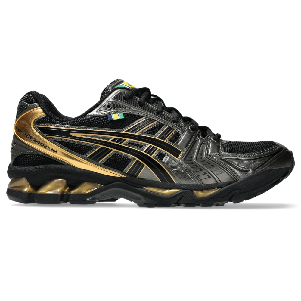 Tênis ASICS GEL-Kayano 14 Senna - Unissex - Preto/Dourado - tam: 35 Menor preço em Tênis ASICS GEL-Kayano 14 Senna - Unissex - Preto/Dourado - tam: 35